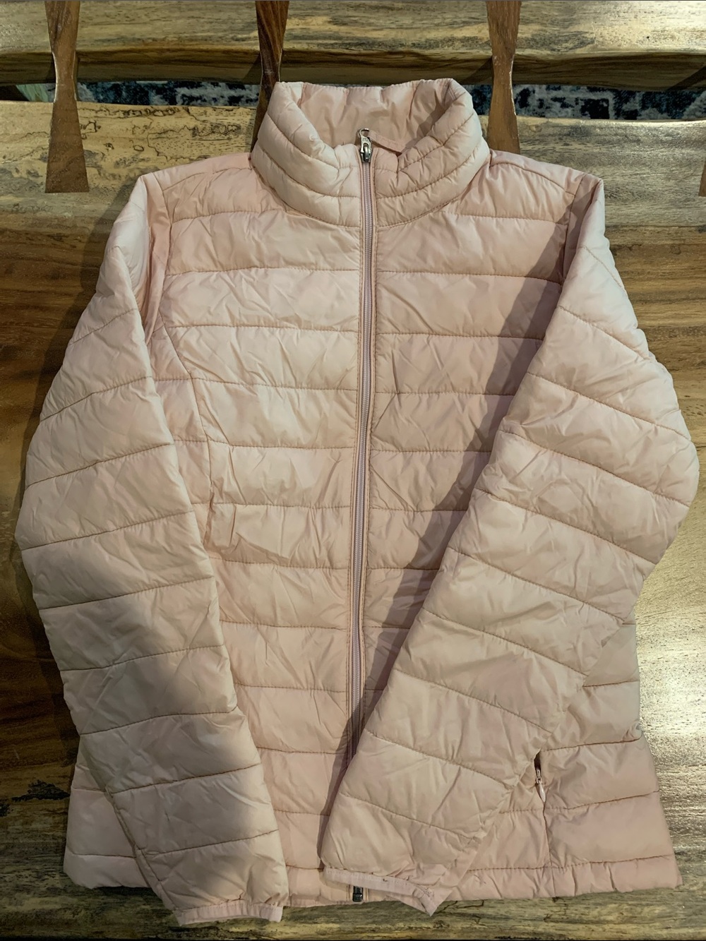 Amazon Essentials Light Pink Packable Puffer Jacket
